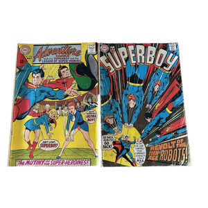 DC Comics, SUPERBOY #155 & ADVENTURE COMICS #368/ .12 issues 1960S FAIR VINTAGE